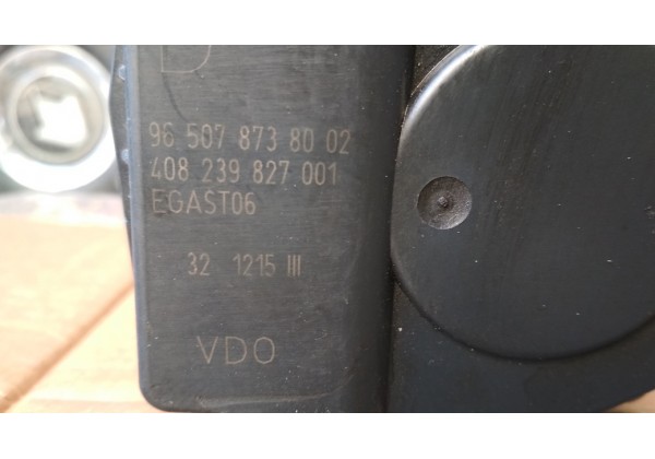 Дроссельна заслінка Peugeot, Citroen, C4, C4 GRAND PICASSO, C4 PICASSO, C5 II, C5 III, C8, JUMPY III, 307, 407, 807, EXPERT III, 1635X0, 9650787380, 408239827001